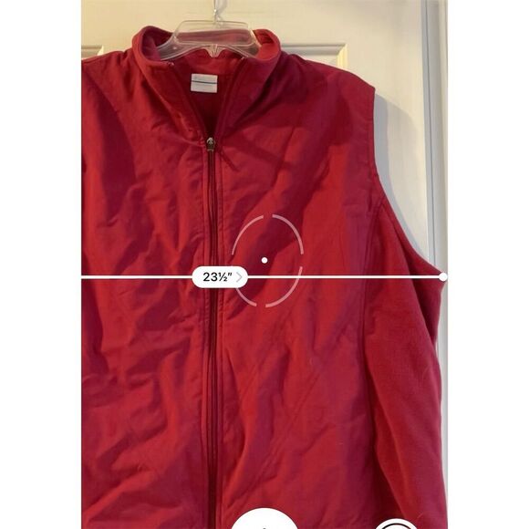 Columbia Women's 3XL Fuchsia Quilted Fleece Vest Casual Fall Sleeveless - Picture 8 of 9